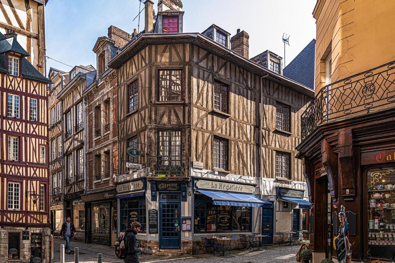 Studio Au Coeur De Rouen, 4 Personnes, Calme & Elegant エクステリア 写真